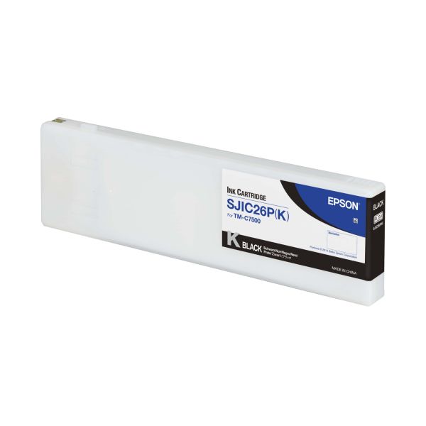 Epson SJIC26P(K): Ink cartridge for ColorWorks C7500 (Black) (C33S020618)