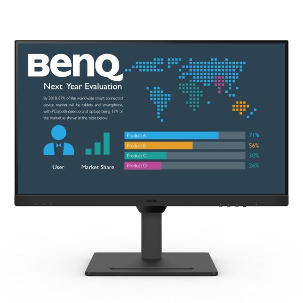 BenQ BL2790QT computer monitor 68,6 cm (27") 2560 x 1440 Pixels Quad HD LED Zwart (9H.LLLLA.TPE)