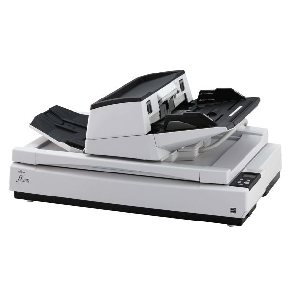 Ricoh fi-7700S Flatbed-/ADF-scanner 600 x 600 DPI A3 Zwart, Wit (PA03740-B301)