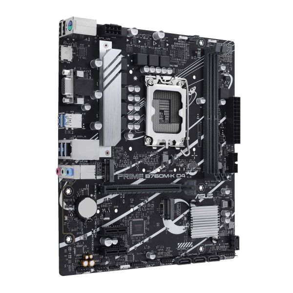 ASUS PRIME B760M-K D4 Intel B760 LGA 1700 micro ATX (90MB1DS0-M1EAY0)
