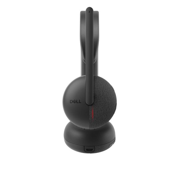 DELL WL3024 Headset Bedraad en draadloos Hoofdband Oproepen/muziek USB Type-C Bluetooth Zwart (WL3024-DWW)