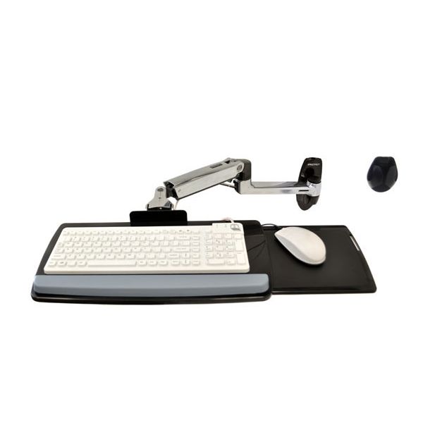 Ergotron LX Wall Mount Keyboard Arm Zilver (45-246-026)