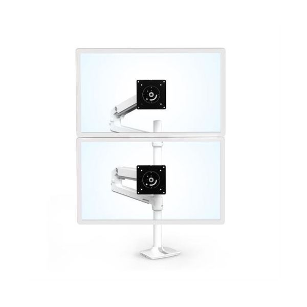 Ergotron LX Series LX Dual Stacking Arm 101,6 cm (40") Wit Bureau (45-509-216)