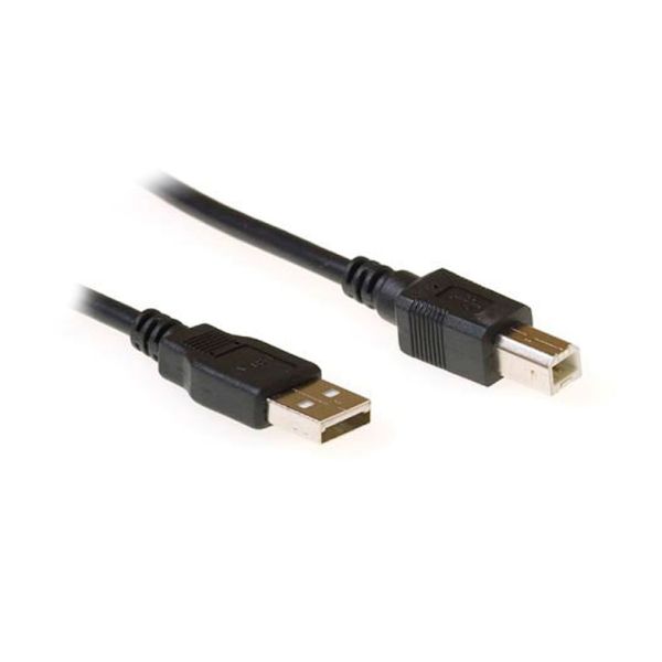 Ewent EC2403 USB-kabel 3 m USB 2.0 USB A USB B Zwart (EC2403)