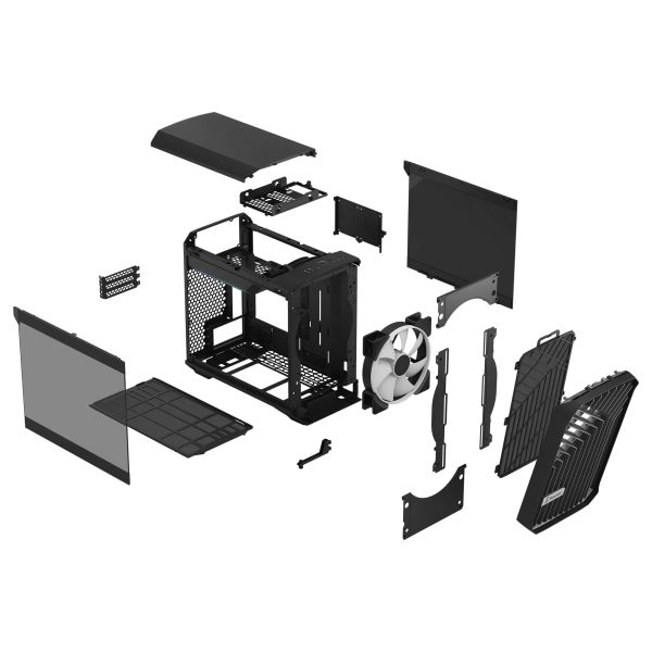Fractal Design Torrent Nano Micro Tower Zwart (FD-C-TOR1N-02)