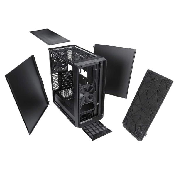 Fractal Design Meshify C Midi Tower Zwart (FD-CA-MESH-C-BKO)