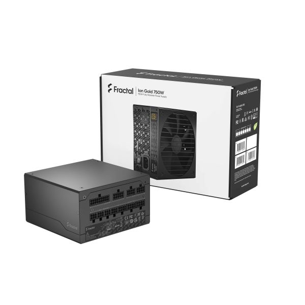 Fractal Design Ion+ 750W Gold power supply unit 24-pin ATX ATX Zwart (FD-P-IA2G-750-EU)