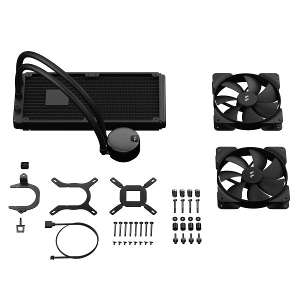 Fractal Design Lumen S28 v2 Processor Alles-in-één vloeistofkoeler 14 cm Zwart 1 stuk(s) (FD-W-L1-S2811)