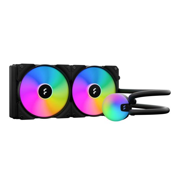 Fractal Design Lumen S28 v2 RGB Processor Alles-in-één vloeistofkoeler 14 cm Zwart 1 stuk(s) (FD-W-L1-S2812)