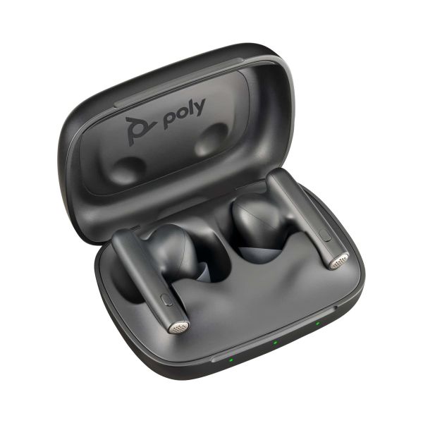 HP Poly Voyager Free 60 UC Carbon Black Earbuds + BT700 USB-C-adapter + oplaadcase basis (7Y8H4AA)