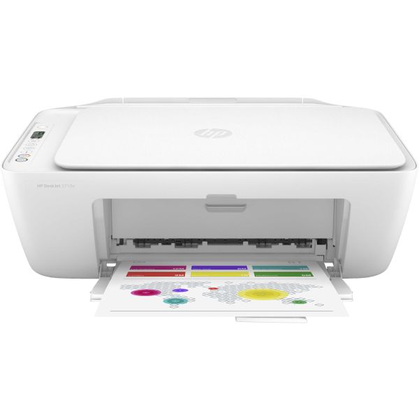 HP DeskJet HP 2710e All-in-One printer, Kleur, Printer voor Home, Printen, kopiëren, scannen, Draadloos; HP+; Geschikt voor HP Instant Ink; Printen vanaf een telefoon of tablet (26K72B#629)