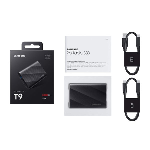 Samsung T9 1 TB USB Type-C USB 3.2 Gen 2x2 Grijs (MU-PK1T0G/WW)