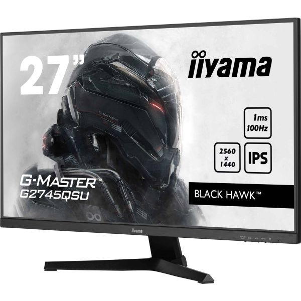 iiyama G-MASTER G2745QSU-B1 computer monitor 68,6 cm (27") 2560 x 1440 Pixels Dual WQHD LED Zwart (G2745QSU-B1)