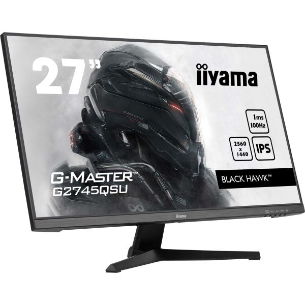 iiyama G-MASTER G2745QSU-B1 computer monitor 68,6 cm (27") 2560 x 1440 Pixels Dual WQHD LED Zwart (G2745QSU-B1)