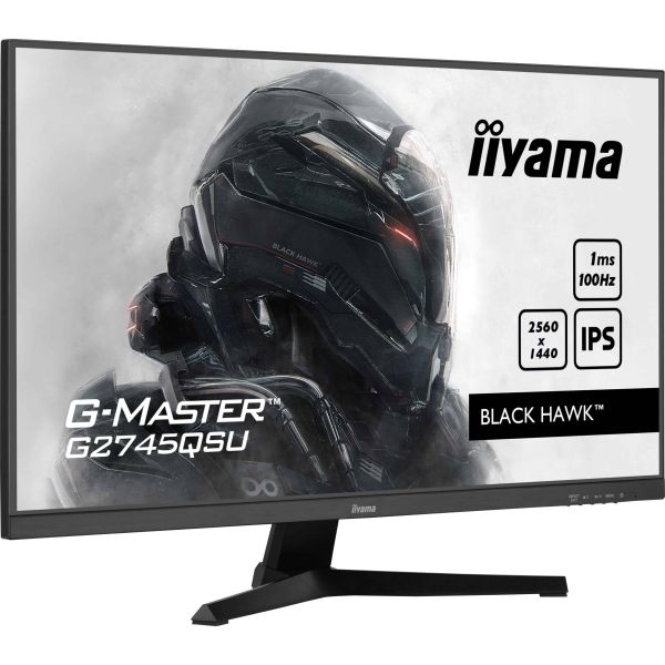iiyama G-MASTER G2745QSU-B1 computer monitor 68,6 cm (27") 2560 x 1440 Pixels Dual WQHD LED Zwart (G2745QSU-B1)