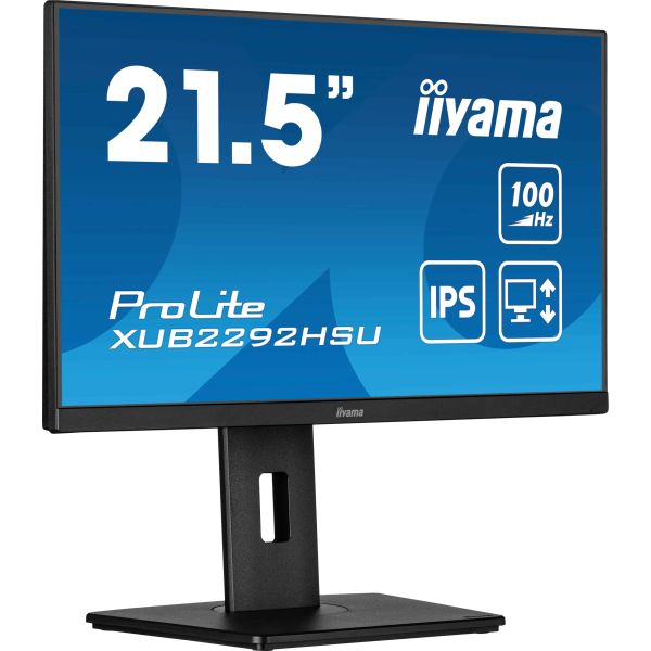 iiyama ProLite XUB2292HSU-B6 computer monitor 55,9 cm (22") 1920 x 1080 Pixels Full HD LED Zwart (XUB2292HSU-B6)