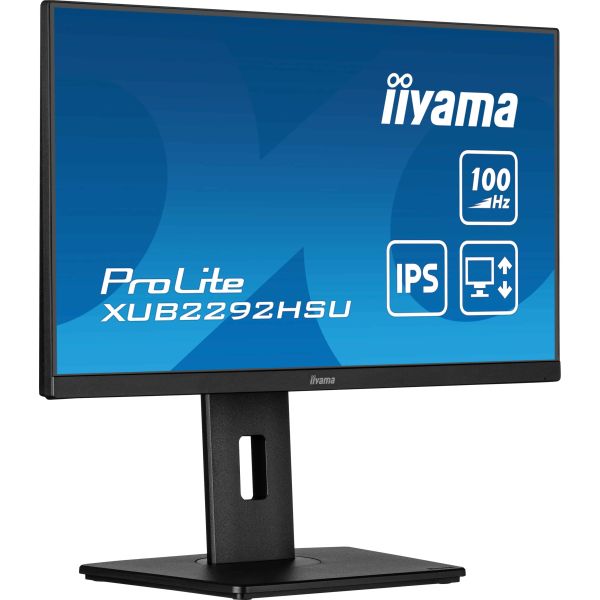 iiyama ProLite XUB2292HSU-B6 computer monitor 55,9 cm (22") 1920 x 1080 Pixels Full HD LED Zwart (XUB2292HSU-B6)
