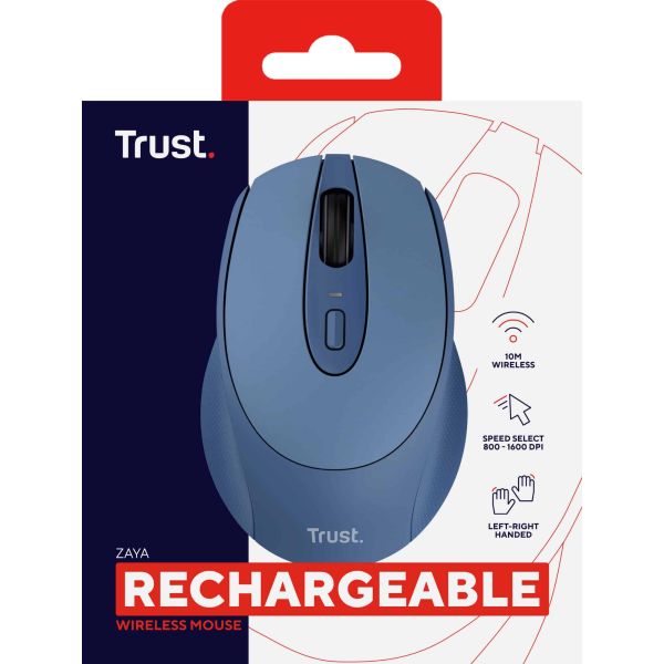 Trust Zaya muis Kantoor Ambidextrous RF Draadloos Optisch 1600 DPI (25039)