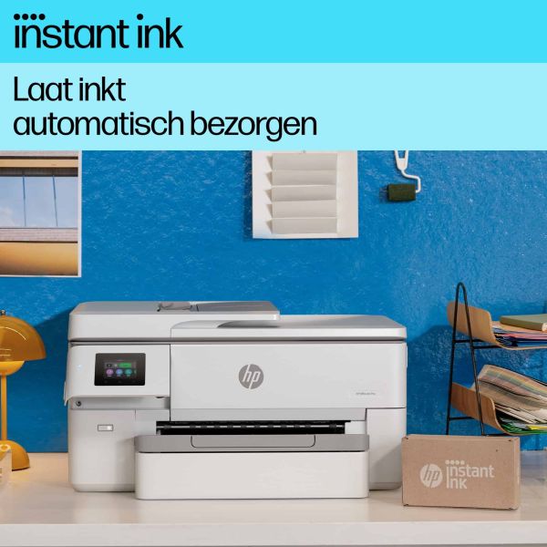 HP OfficeJet Pro HP 9720e Wide Format All-in-One printer, Kleur, Printer voor Kleine kantoren, Printen, kopiëren, scannen, HP+; geschikt voor HP Instant Ink; draadloos; dubbelzijdig printen; automatische documentinvoer; printen vanaf telefoon of tablet; s