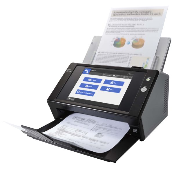 Fujitsu N7100E ADF-scanner 600 x 600 DPI A4 Zwart (PA03706-B301)