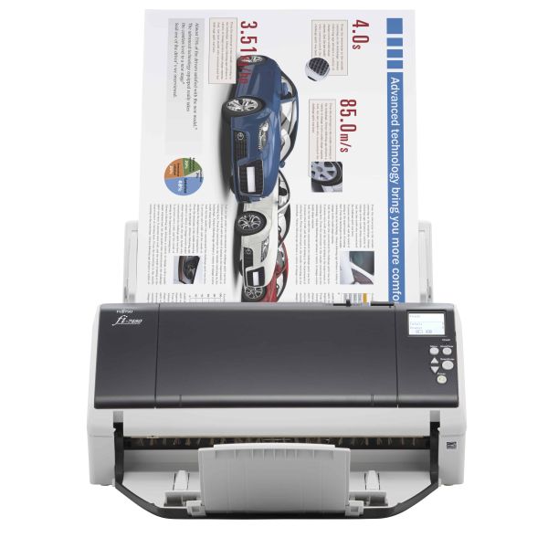 Fujitsu fi-7480 ADF-scanner 600 x 600 DPI A3 Grijs, Wit (PA03710-B001)