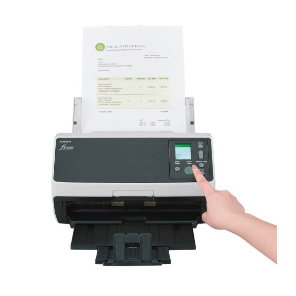 Ricoh fi-8170 ADF-/handmatige invoer scanner 600 x 600 DPI A4 Zwart, Grijs (PA03810-B051)