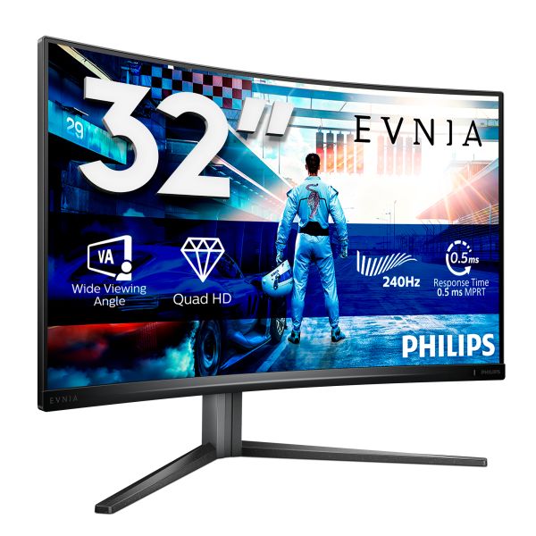 Philips Evnia 5000 32M2C5500W/00 computer monitor 80 cm (31.5") 2560 x 1440 Pixels Quad HD LCD Zwart (32M2C5500W/00) Philips Evnia 5000 32M2C5500W/00 computer monitor 80 cm (31.5") 2560 x 1440 Pixels Quad HD LCD Zwart (32M2C5500W/00)