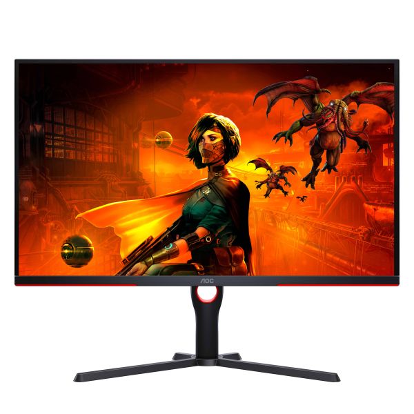 AOC G3 U32G3X LED display 80 cm (31.5") 3840 x 2160 Pixels 4K Ultra HD Zwart, Rood (U32G3X/BK)