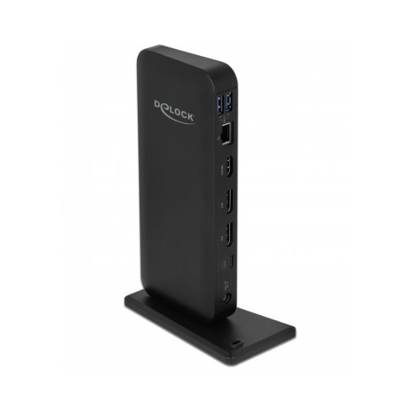 DeLOCK 87746 laptop dock & poortreplicator Bedraad Zwart (87746) DeLOCK 87746 laptop dock & poortreplicator Bedraad Zwart (87746)