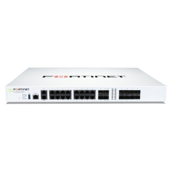 Fortinet FortiGate 200F firewall (hardware) 1U 27000 Mbit/s (FG-200F-BDL-950-12-EU)