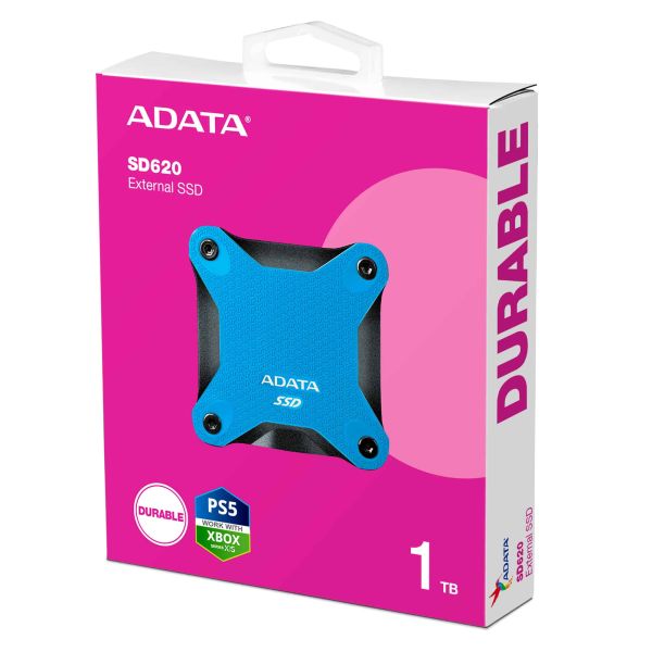 ADATA SD620 1 TB Micro-USB B 3.2 Gen 2 (3.1 Gen 2) Blauw (SD620-1TCBL)