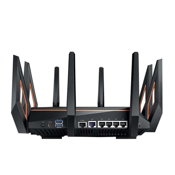 ASUS GT-AX11000 draadloze router Gigabit Ethernet Tri-band (2.4 GHz / 5 GHz / 5 GHz) Zwart (90IG04H0-MU9G00)