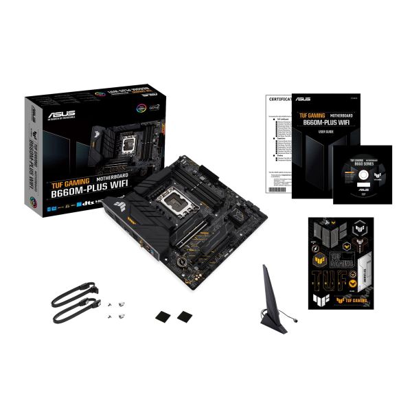 ASUS TUF GAMING B660M-PLUS WIFI Intel B660 LGA 1700 micro ATX (90MB1AZ0-M0EAY0)