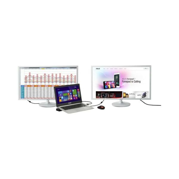 ASUS USB 3.0 HZ-3B Docking Zwart (90XB04AN-BDS000)