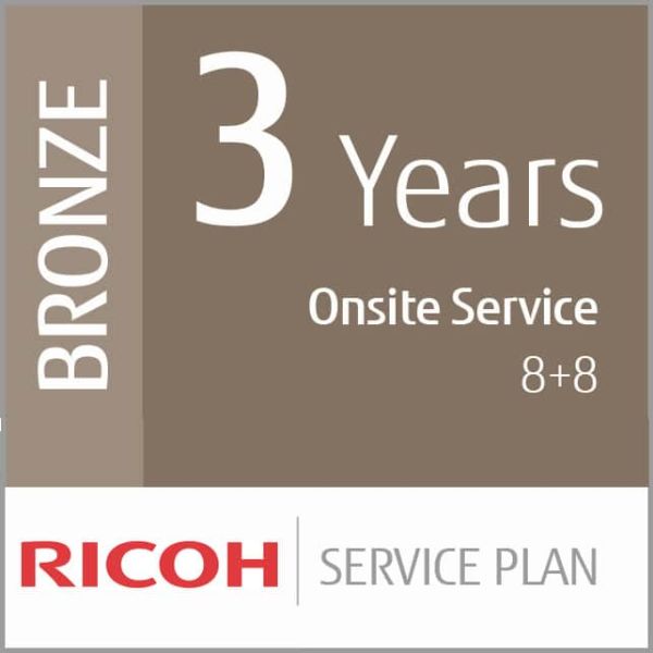 Ricoh 3 Jaar Brons Serviceplan (Laag-Vol Productie) (U3-BRZE-NET)