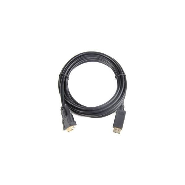 Gembird CC-DPM-DVIM-3M video kabel adapter DisplayPort DVI Zwart (CC-DPM-DVIM-3M)