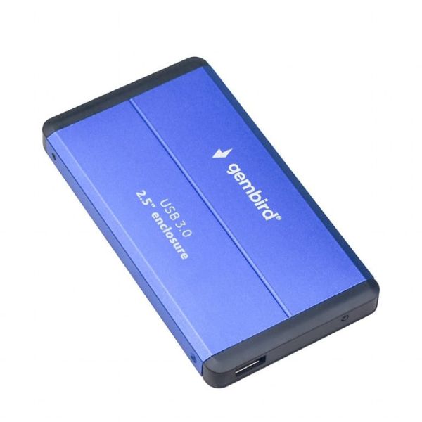 Gembird EE2-U3S-2-B behuizing voor opslagstations HDD-behuizing Blauw 2.5 (EE2-U3S-2-B)
