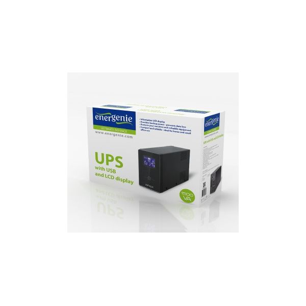 Gembird EG- -033 UPS Line-interactive 1,2 kVA 720 W 3 AC-uitgang(en) (EG-UPS-033)