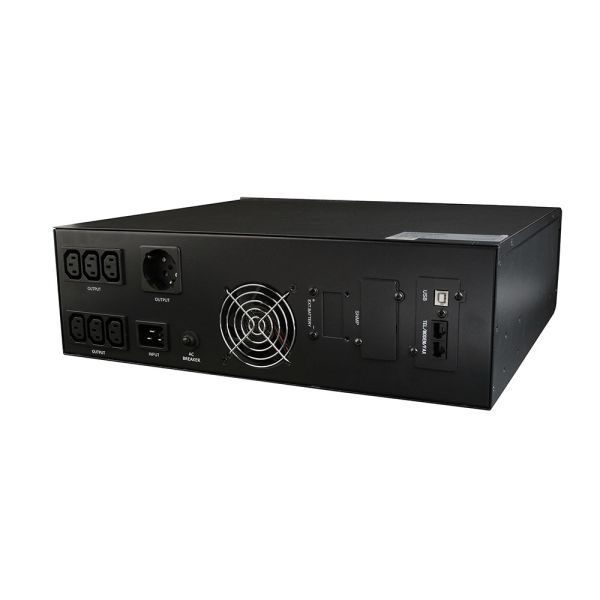 Gembird EG-UPSRACK-13 UPS Line-interactive 3 kVA 1800 W 7 AC-uitgang(en) (EG-UPSRACK-13)