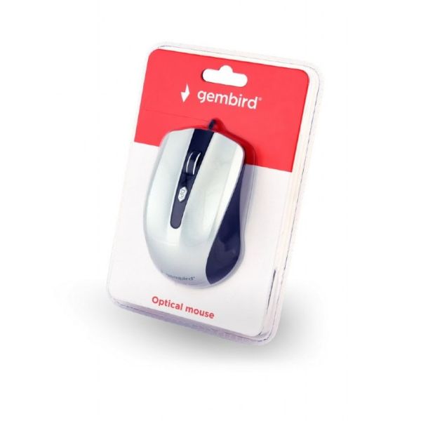 Gembird MUS-4B-01-BS muis Ambidextrous USB Type-A Optisch 1200 DPI (MUS-4B-01-BS)