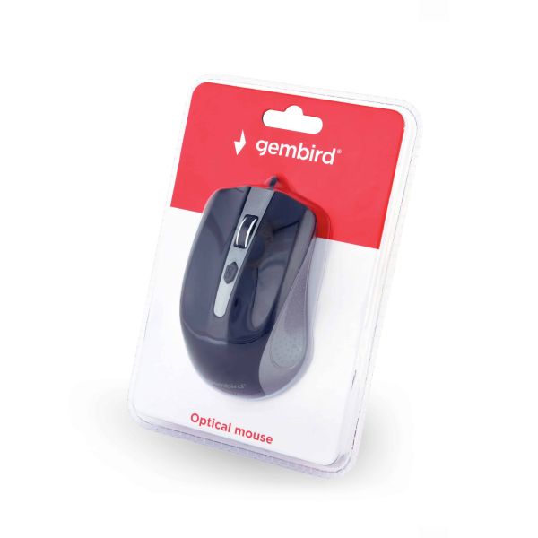 Gembird MUS-4B-01-GB muis Rechtshandig USB Type-A Optisch 1200 DPI (MUS-4B-01-GB)