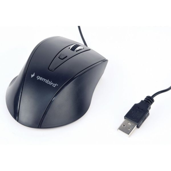 Gembird MUS-4B-02 muis Rechtshandig USB Optisch 1200 DPI (MUS-4B-02)