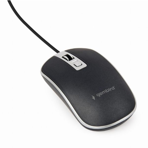Gembird MUS-4B-06-BS muis Ambidextrous USB Type-A Optisch 1200 DPI (MUS-4B-06-BS) Gembird MUS-4B-06-BS muis Ambidextrous USB Type-A Optisch 1200 DPI (MUS-4B-06-BS)