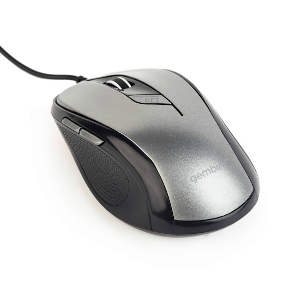 Gembird MUS-6B-01-BG muis Rechtshandig USB Type-A Optisch 1600 DPI (MUS-6B-01-BG)