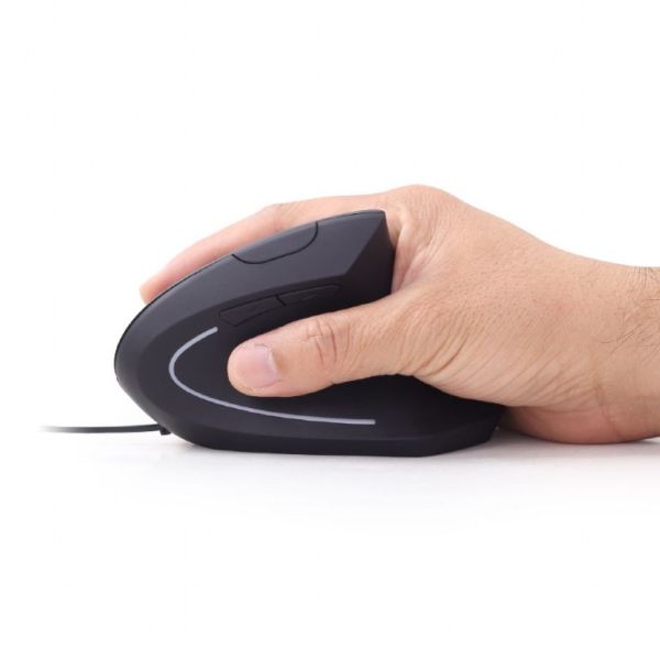 Gembird MUS-ERGO-01 muis Rechtshandig USB Type-A Optisch 3200 DPI (MUS-ERGO-01)