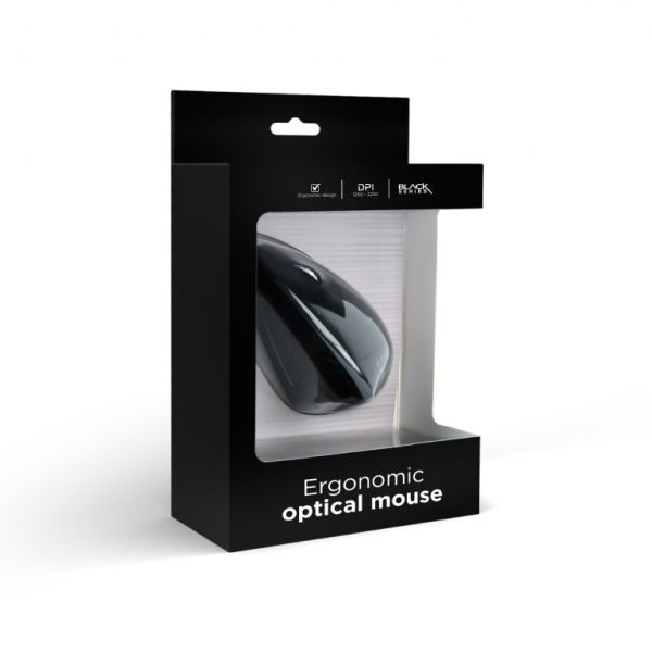 Gembird MUS-ERGO-01 muis Rechtshandig USB Type-A Optisch 3200 DPI (MUS-ERGO-01)