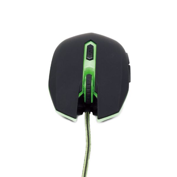 Gembird MUSG-001-G muis Ambidextrous USB Type-A 2400 DPI (MUSG-001-G)