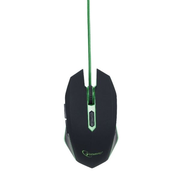 Gembird MUSG-001-G muis Ambidextrous USB Type-A 2400 DPI (MUSG-001-G)
