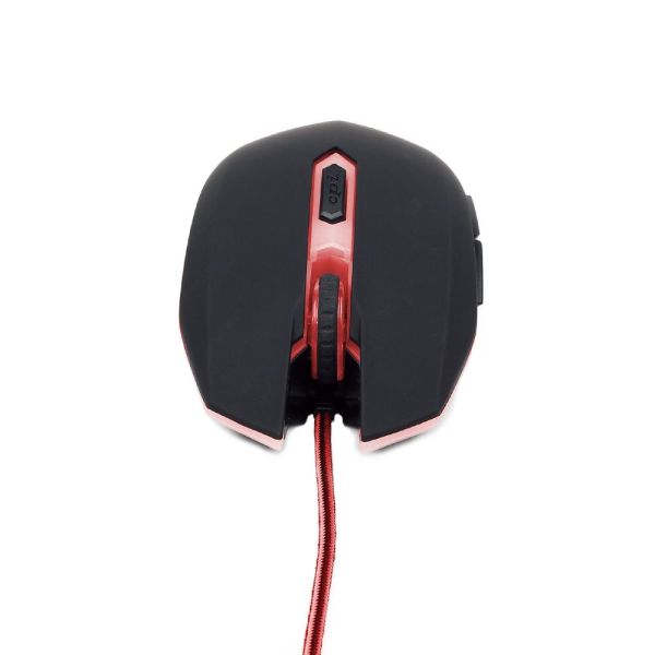 Gembird MUSG-001-R muis Ambidextrous USB Type-A 2400 DPI (MUSG-001-R)