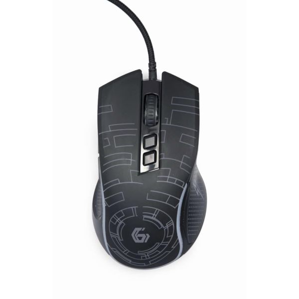 Gembird MUSG-RGB-01 muis Rechtshandig USB Type-A 3600 DPI (MUSG-RGB-01)